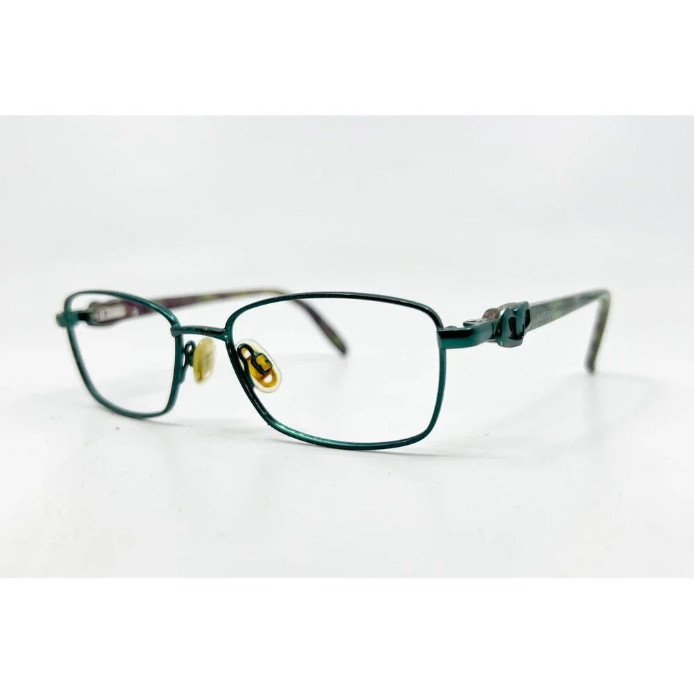 Ellen Tracy Eyeglasses Womens Green Edinburg Full Rim Frame 48-15-125 32750